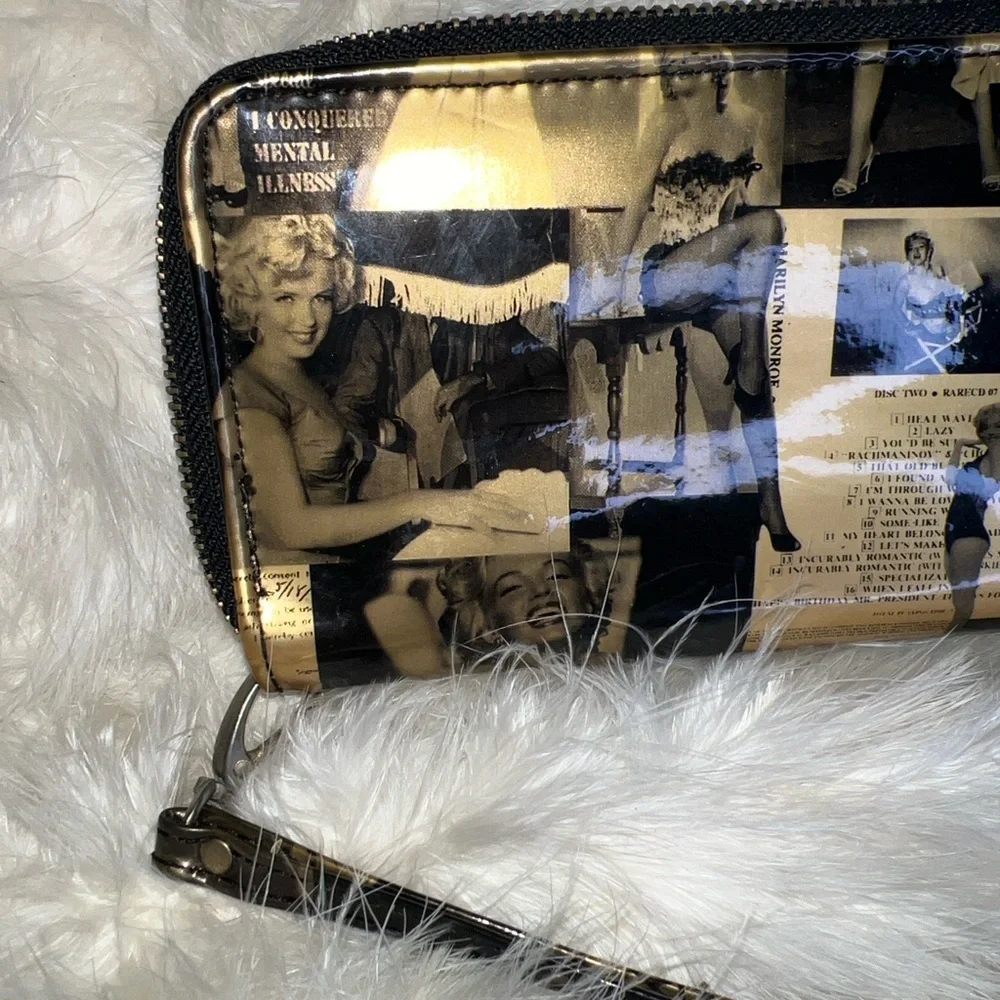 glossy wristlet